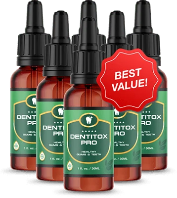 Dentitox Pro 6 Bottles package